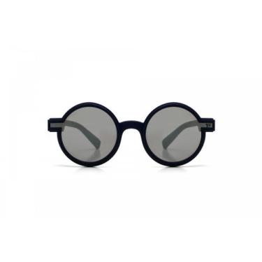 Imagem de Óculos de Sol Redondo Yoface YO2 Unissex, Único, Azul