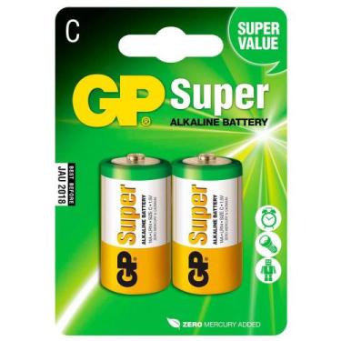 Imagem de 2 Pilhas GP Batteries Super Alcalina C 1.5V - 14A-C2