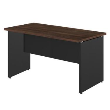 Imagem de Mesa Escritório 1,70x0,70m - S/ Gavetas - WORKSTART - MARSALA / PRETO 