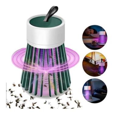 Imagem de Luminária Led Mosquiteiro Lâmpada Elétrica Mata-Mosquitos Luz UV Armad