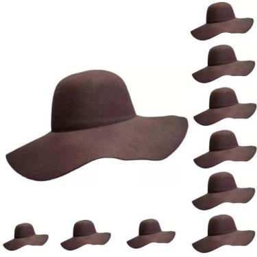 Imagem de Kit 10 Chapéus Cata Ovo Caminhoneiro Feltro Batateiro Pedreiro Panla d