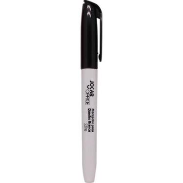 Imagem de Pincel Quadro Branco Jocar SLIM Preto Caixa com 12 - Leonora