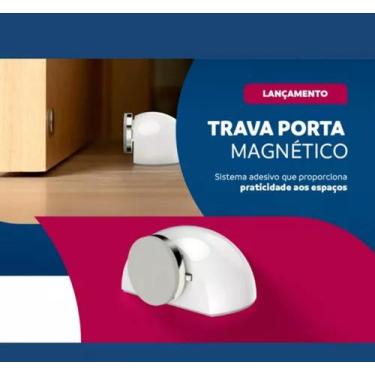 Imagem de 5 Pçs Trava Porta Magnético Imã De Colar No Piso - soprano