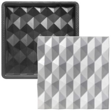 Imagem de Forma 3D Gesso e Cimento ABS - Hexágono 40x40 - Xmoldes Formas 3D