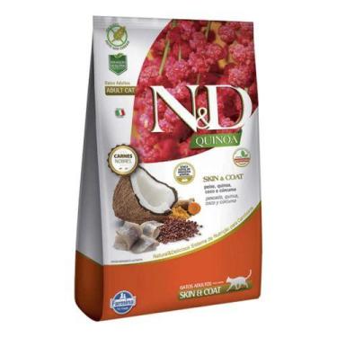 Imagem de Ração Quinoa Skin N&d Para Gatos Adultos Sabor Peixe 7,5kg - Farmin@