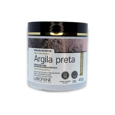 Imagem de Máscara Nutritiva Corpo e Rosto Argila Preta Laborene 450g