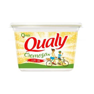 Imagem de Margarina Cremosa Com Sal Qualy Qmix Pote 500g, Margarina Qualy Edição