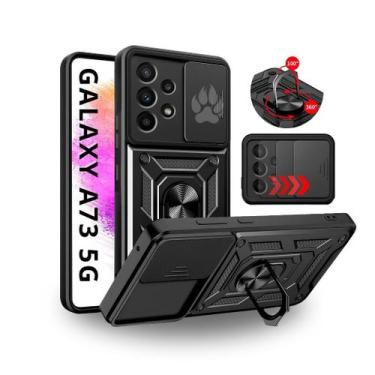 Imagem de Capa Capinha Armor Anti Choque Ring Luxo P/ Galaxy A73 5g - Champions 