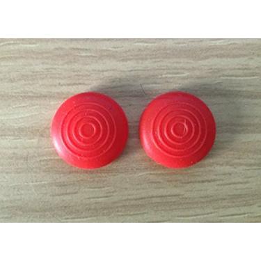 Imagem de Tampa de joystick de silicone analógico para controle de jogos PS4 PS3 Xbox 360 Xbox One (vermelho)