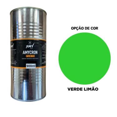 Imagem de Amycron 900ml - tinta para couro (loja oficial), VERDE LIMAO
