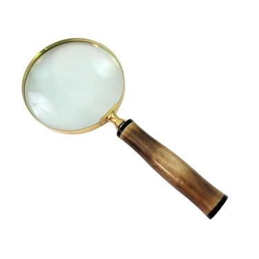 Imagem de Lupa De Aumento Decorativa Dourada 23X10Cm