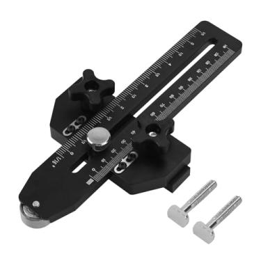 Imagem de MFBJXC Guia de gabarito de serra de mesa Thin Rip Jig, ferramentas de marcenaria, guia de rasgo fino para fazer cortes repetitivos de tiras finas estreitas, adequado para serra de mesa de serra em T