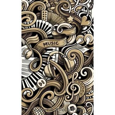 Imagem de Carnet de Mots de Passe: A5-98 Pages - 115 - Doodles - Musique - Instruments de musique