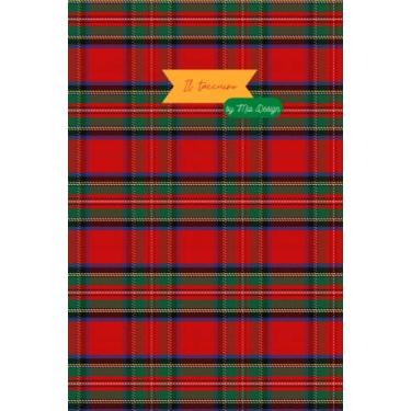 Imagem de Mia Design Taccuino di Natale a colori, Notebook con pagine a righe. Con Planner di dicembre natalizio e Calendario 2023. Copertina Christmas Tartan. Formato 6x9 pollici: Per gli amanti del Natale