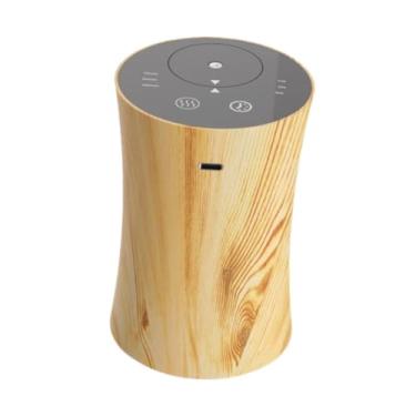 Imagem de IEUDNS Difusor sem água para óleo essencial difusor de carro compacto portátil mini máquina de aroma para sala de estar carro escritório casa quarto, Grão de Madeira Clara
