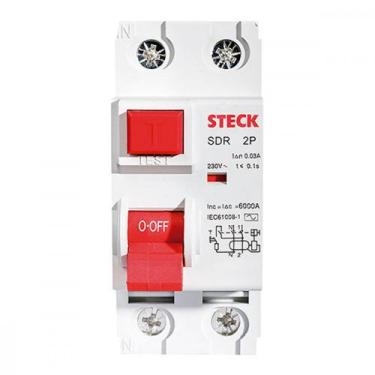 Imagem de Interruptor Diferencial 2P 40A 30Ma Stec - Steck