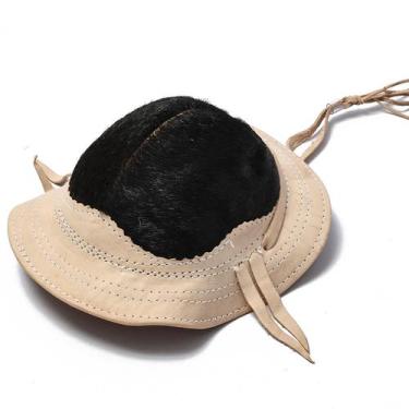 Imagem de Chapéu Couro Nordestino Vagueiro Cangaceiro Infantil e Adulto - GENÉRI