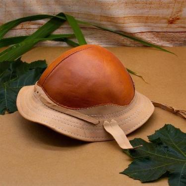 Imagem de Chapéu Couro Nordestino Vagueiro Cangaceiro Infantil e Adulto - GENÉRI