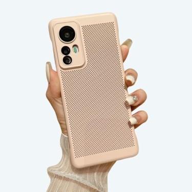 Imagem de Capa de malha respirável ultrafina com dissipação de calor para Xiaomi Mi 12 13 11 Lite para Redmi Note12 11 10 9 Pro K60 Capa dura lisa fosca, C8, para Mi 12