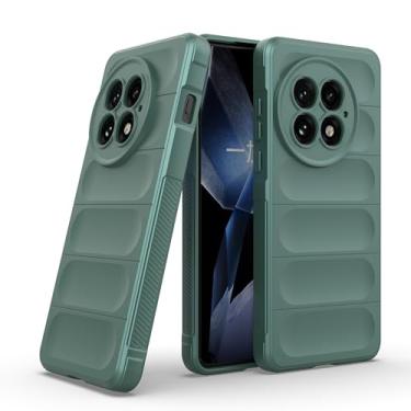 Imagem de Covthch Capa de celular OnePlus 13, capa OnePlus 13, borracha de silicone flexível e resistente, requintada, elegante, durável, macia, TPU, à prova de choque, à prova de choque, capa protetora para