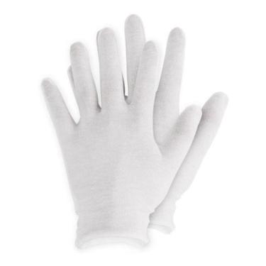 Imagem de 05 Luva Branca Fanfarra Garçon 100% Algodão Fantasia Alergia