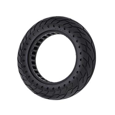 Imagem de Pneu Traseiro Dianteiro da Scooter Elétrica, Rodas de Substituição de Pneus de Borracha Resistentes à Punção para Scooter Elétrica M365