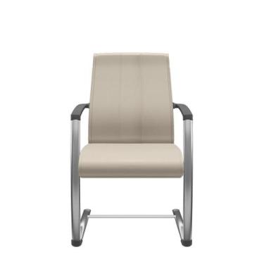 Imagem de Cadeira Suprema Diretor Vinil em S - Cromado com Conforto e Durabilida