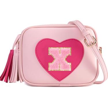 Imagem de OYLOLA 3, 4, 5, 6, 7, 8 anos, presente de aniversário, bolsa para meninas, bolsa infantil para meninas, Rosa 2, X