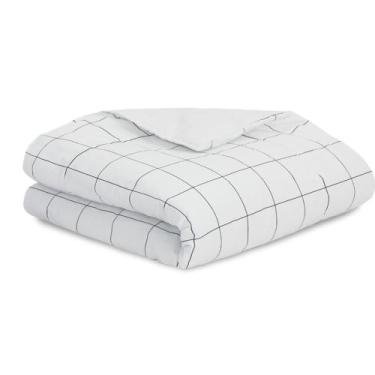 Imagem de Capa Edredom Duvet para edredom solteiro percal 200 fios Liso Estampad