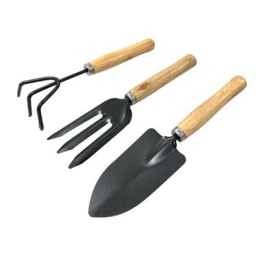 Imagem de Conjunto De Jardinagem Crianças 3 Peças Pá Rastelo E Garfo - Pen Tech