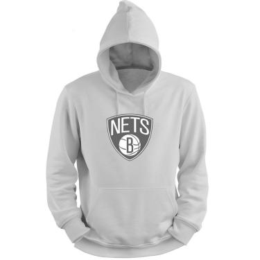 Imagem de Blusa Moletom Capuz Basquete Brookyln Netss Kyrie KD Basketball