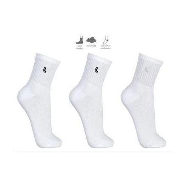 Imagem de Kit lupo com 3 pares de meia lupo sporte cano medio algodão 3248, 41 a