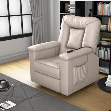 Imagem de Poltrona Elétrica Reclinável Jerry Corino Bege