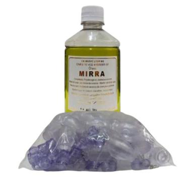 Imagem de kit Chaveiro Botija Transparente com 48 unidades + Um frasco de óleo u