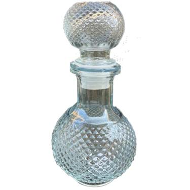 Imagem de Prism Glass Decantador de 16 ml com tampa à prova de vazamento, garrafa de vidro pequena pronta para viagem de 17 cm de altura para uísque, piqueniques, bebidas alcoólicas, poções, feitiços, difusores