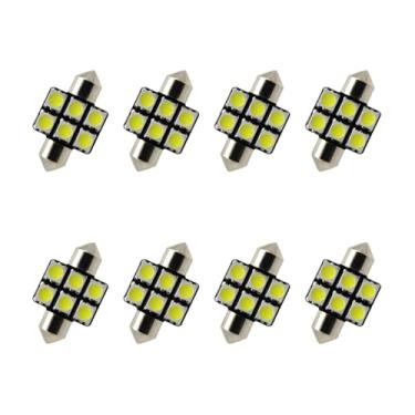 Imagem de 8X-SPEED 8 peças de lâmpada LED interior 5050 chip para Acura NSX MK1 1990–2005 caixa de luvas de leitura concluída porta-malas espelho viseira de sol