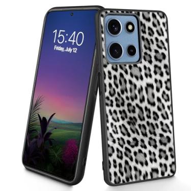 Imagem de Bxgolkgd Projetada para Moto G Power 2025, capa protetora antiderrapante de silicone TPU macio e fino à prova de choque para Motorola Moto G Power/Play 2025 de 6,8 polegadas, estampa de leopardo