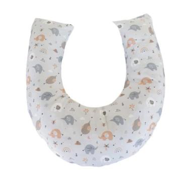 Imagem de Almofada Amamentação para Bebê Menino Sublimada - Carinha de Anjo, Ele