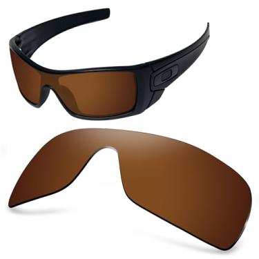 Imagem de AOZAN Lentes de reposição ANSI Z87.1 para óculos de sol Oakley Batwolf OO9101 - marrom sépia