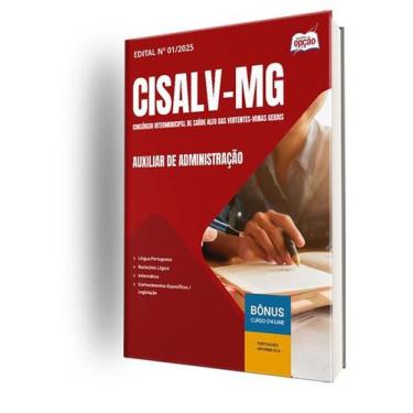Imagem de Apostila CISALV-MG  - Auxiliar de Administração - Apostilas Opção