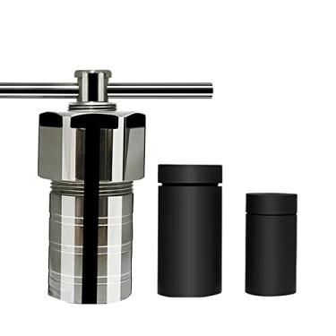 Imagem de Hydrothermal Synthesis Reactor, 20ml/25ml PPL Lined Hydrothermal Synthesis Autoclave Reactor 3Mpa High Pressure Digestion Tank Silver(20ml)
