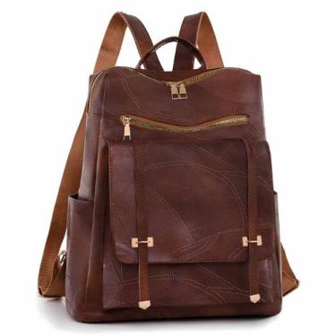 Imagem de Mochila Feminina Bolso Antifurto Dia A Dia Adulto Moderna Social Escol