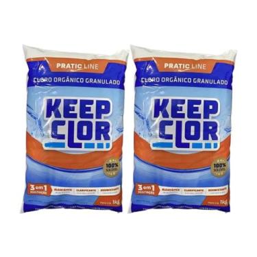 Imagem de Kit com 2 keepclor dicloro 40% pratic line saco 1kg - 001939