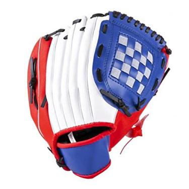 Imagem de Luva de beisebol para crianças/jovens/adultos desportos ao ar livre jovens adultos mão esquerda prática de treino softball luvas de beisebol luvas de beisebol para meninos meninas Eq
