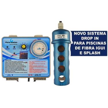 Imagem de Ionizador Pwz 25 - Piscinas Até 25.000l Igui E Splash - Pure Water
