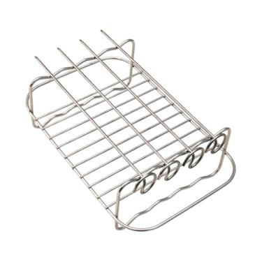 Imagem de ＫＬＫＣＭＳ Air Fryer Rack Rack Rack Roading Cooking Cooking Portable multiuso grelhar acessórios fáceis de fritadeira de ar limpo