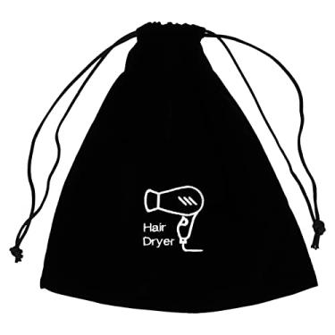 Imagem de Lurrose Bolsa De Armazenamento De Secador De Cabelo De Capacidade Com Cordão Viagens Dormitório De Hotel Organize Seu Secador De Cabelo E Ferramentas De Beleza
