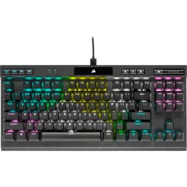 Imagem de Teclado Corsair Gaming K70 RGB TKL Preto (com fio) - Inglês, preto
