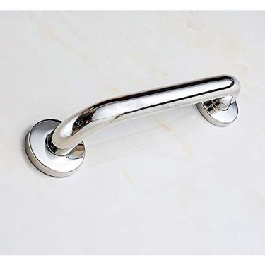 Imagem de XNXWDZ Corrimão de chuveiro de parede de banheiro para deficientes, corrimão de segurança de aço inoxidável, adequado para banheiras e chuveiros (prata 68 cm)