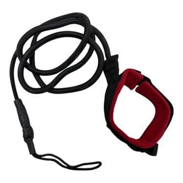 Imagem de oshhni Surf Board Leashing Surfing Leash Tração Surf Rope, Vermelho